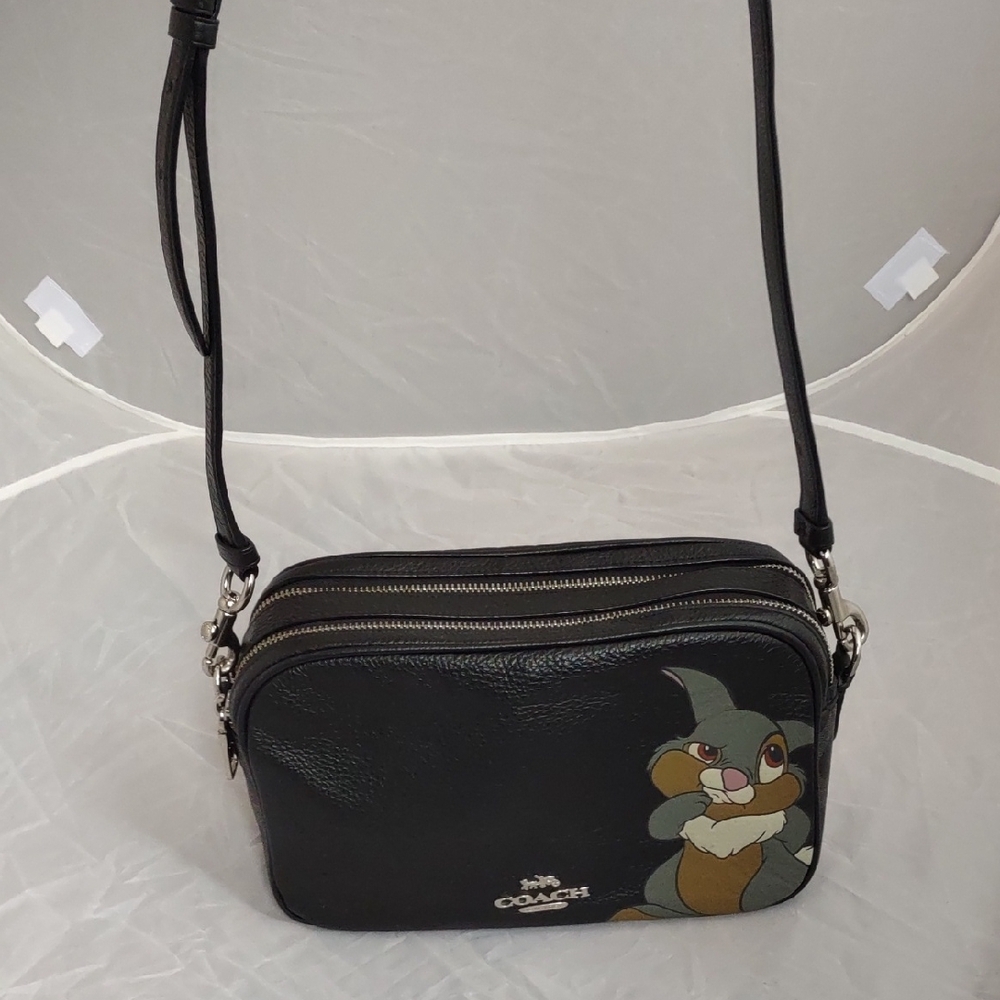 Coach X Disney Collab. Leather Camera Bag With Thumper. Collectable - Picture 11 of 13